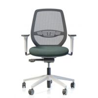 BGROUP - START Fotel Obrotowy STNW | Obciążenie do 150 kg | Oparcie Siatkowe | Biały | Zgodny z Rozporządzeniem z 2023 roku