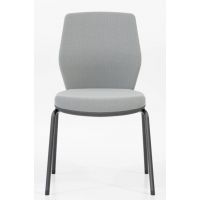BGROUP - START Krzesło Konferencyjne STS40S | Oparcie Tapicerowane | Na 4 nogach | Sztaplowanie do 5 sztuk