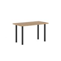FURNITEX - ST(B)-FX Stół 67x128 | dąb złoty craft | nogi (I) czarny mat