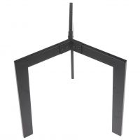 STEMA - Stelaż do ławy NY-HF04B | Czarny | FI 80 cm