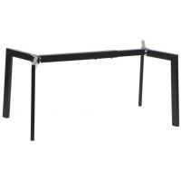 STEMA - Stelaż do stołu lub ławy NY-L01 | Czarny | Rozsuwana belka 79-109 cm | Wysokość 42 cm