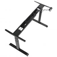 STEMA - UT04E-3T Stelaż | Elektrycznie Podnoszony | Dwusilnikowy | Wysokość 61-126 cm | Czarny