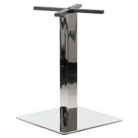 STEMA - Podstawa do stolika SH-3002-6/P | Stal nierdzewna | Polerowana | Wysokość 72,5 cm