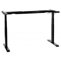 STEMA - UT04-3T/B Stelaż | Elektrycznie Podnoszony | Wysokość 61,5-126,5 cm | Czarny