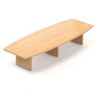 MASSONI - FUNDAMENTAL Stół konferencyjny MFSK 320 Z | 320x140x75h cm | Blat zaokrąglony | 10 osób