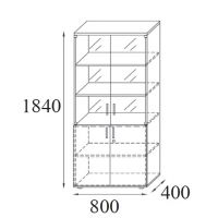AMS Meble Biurowe - Szafa Aktowa RG3 | 5OH