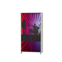 BabyBest - MUSIC Szafa 2 drzwiowa S-MU