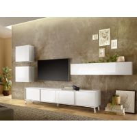 MC AKCENT - CITY Szafka RTV | 209074-09 | Biały Połysk