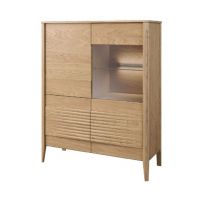 MEBIN - TANGO Szafka z barkiem | Lewa 1DS1D z oświetleniem