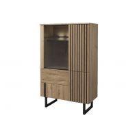 MEBIN - GINTARO Szafka z barkiem 1DS3D | Prawa