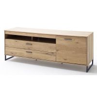 MC AKCENT - PORTLAND RTV Szafka POR17.T30 | Dąb sękaty olejowany w kolorze bianco