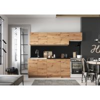 Stolkar - MELA Zestaw 1,8/2,4 | Dąb artisan | Z blatem | DOSTĘPNE OD RĘKI