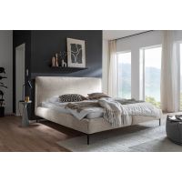 MC AKCENT - VALPARAISO Łóżko 140x200 | Tkanina kremowa 06 | VAL14031