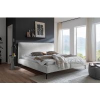 MC AKCENT - VALPARAISO Łóżko 160x200 | Tkanina jasnoszara 80 | VAL16011