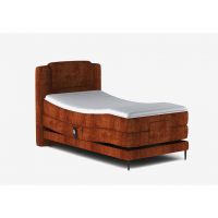 WERSAL - WAVE Łóżko Kontynentalne Elektrycznie Sterowane 100x200 | Materac Pocket | Materac Pocket | Top zintegrowany