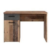 Forte - WINNIE Biurko WNB935-C754 | old-wood vintage + beton ciemnoszary