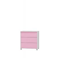 BabyBest - YOUNG PINK Komoda 3-szuflady KM-YN