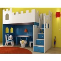 BabyBest - ZAMEK Łóżko antresola podwyższana LA-ZM